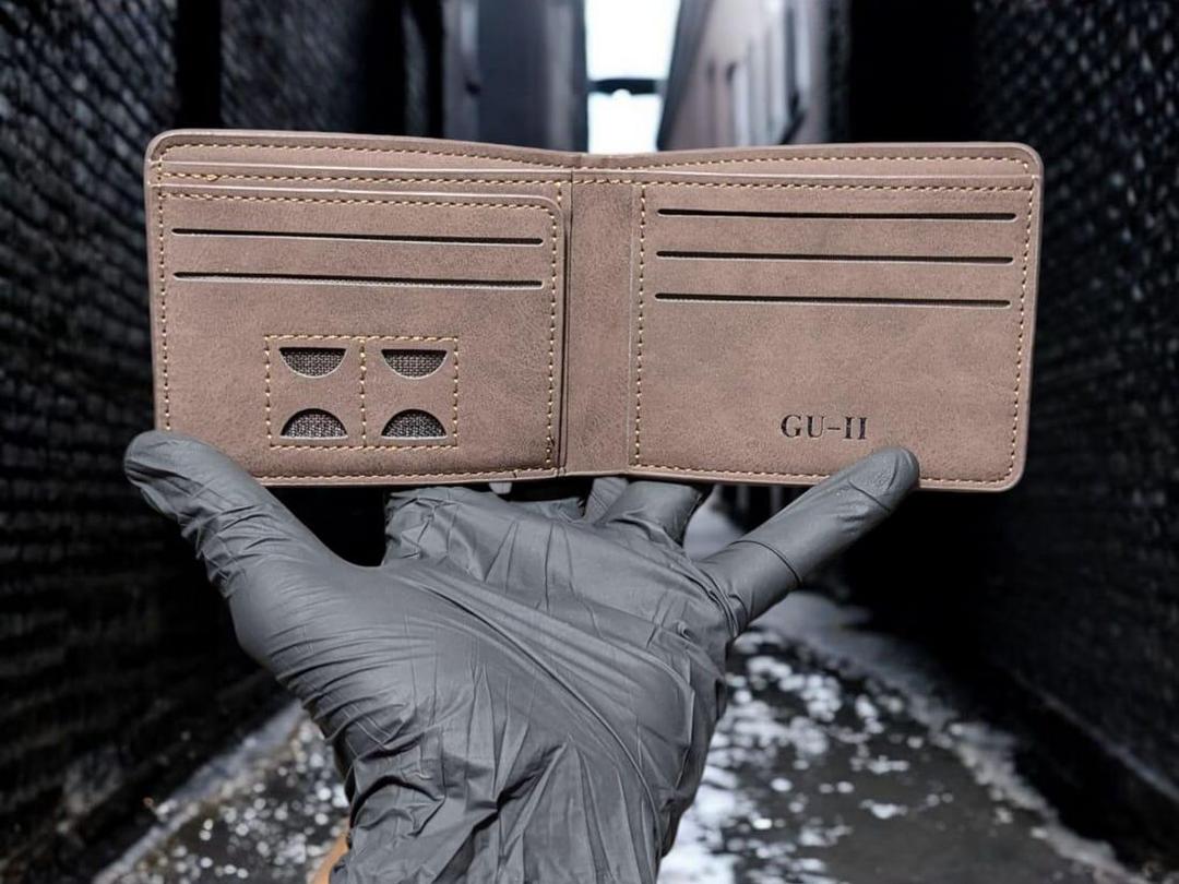 Men's Genuine Leather Wallet with Subtle Logo