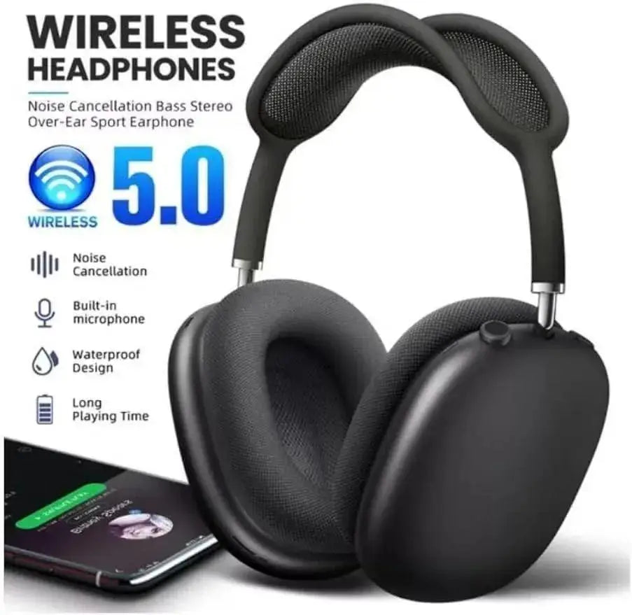 Black Over-Ear Headphones for Daily Use