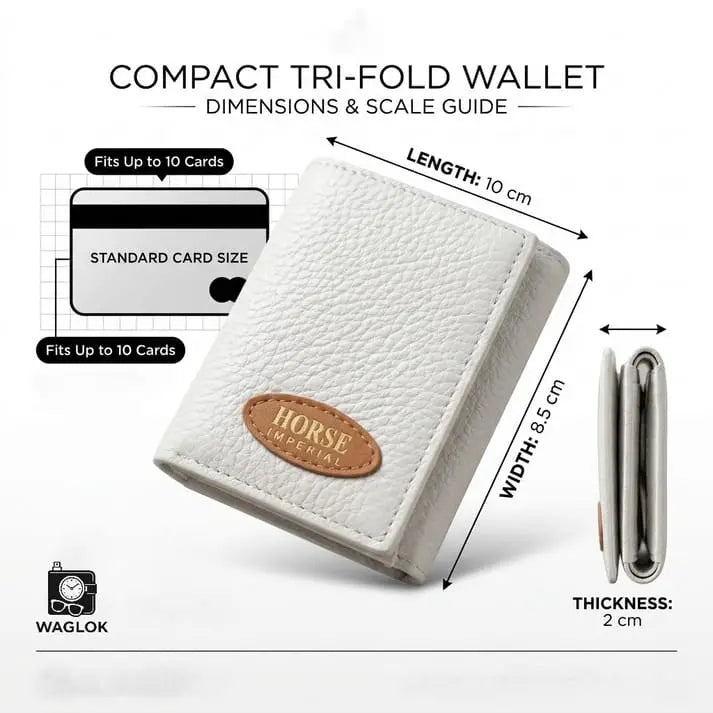 Premium Men's Trifold Horse Walle