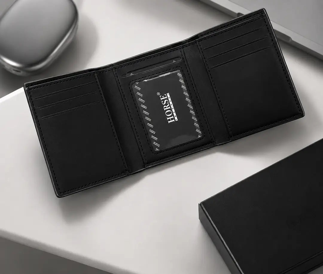 Premium Men's Trifold Horse Walle