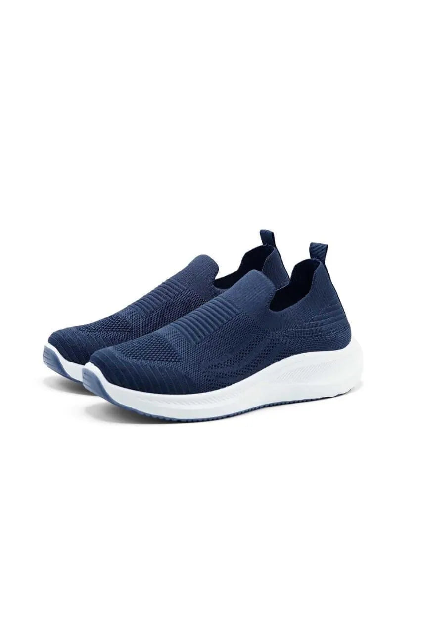 Men's Blue Slip-On Walking Sneakers