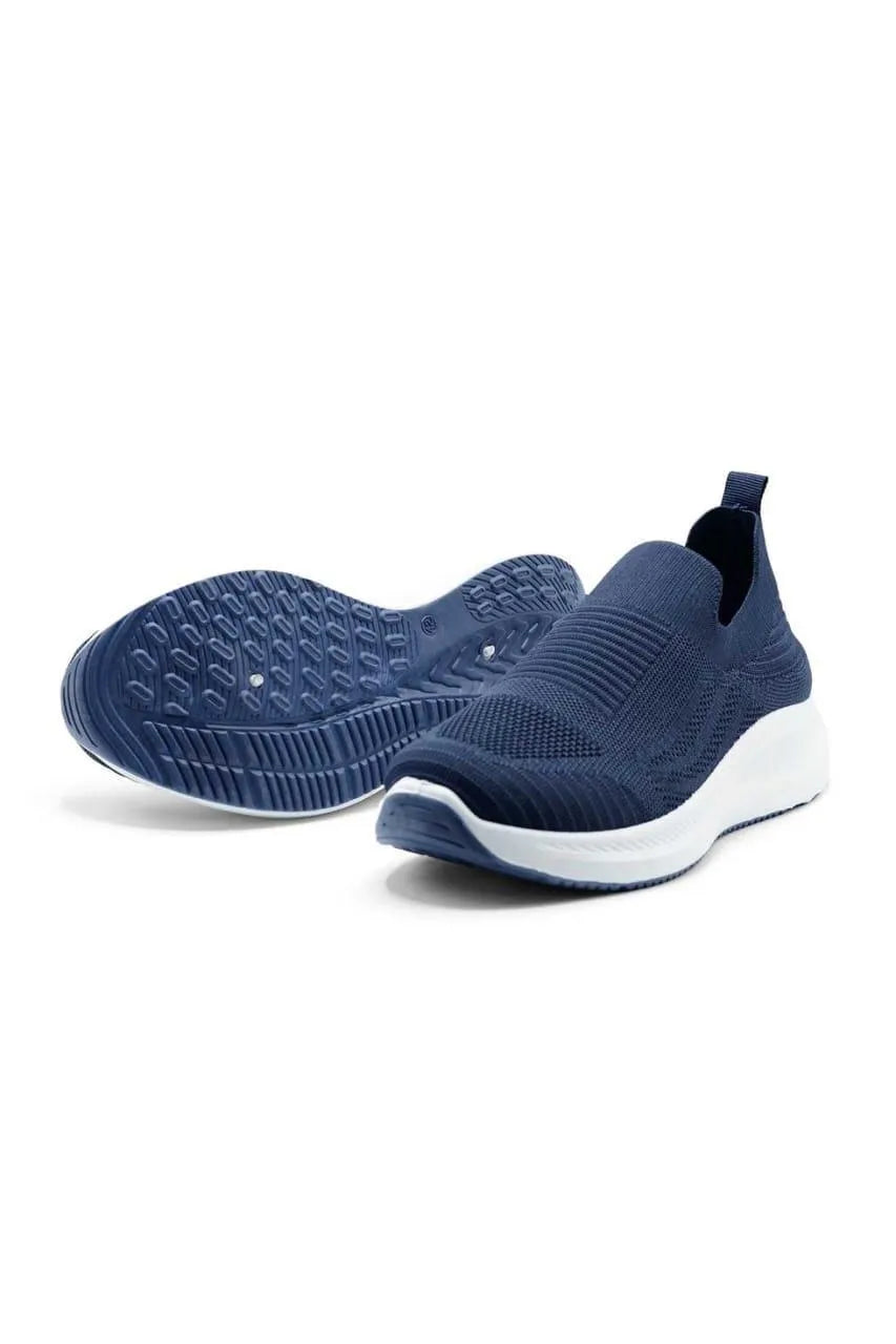 Men's Blue Slip-On Walking Sneakers