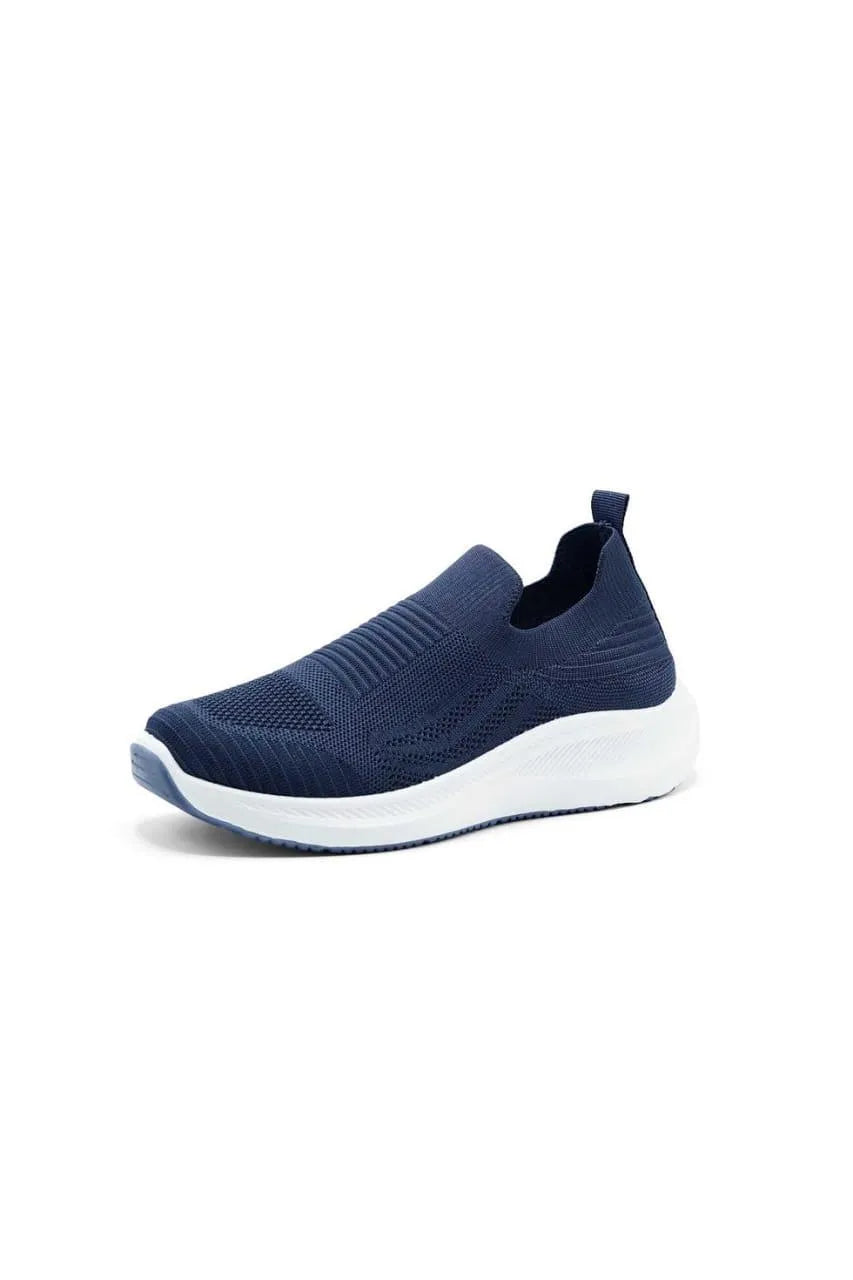 Men's Blue Slip-On Walking Sneakers
